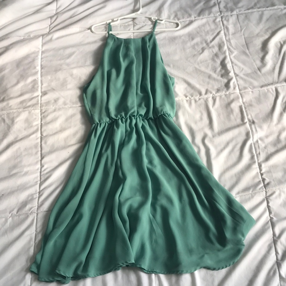 Mint green short dress Worn ONCE